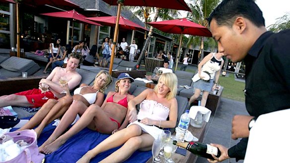 One place to enjoy the local spirit ... Ku De Ta in Bali.