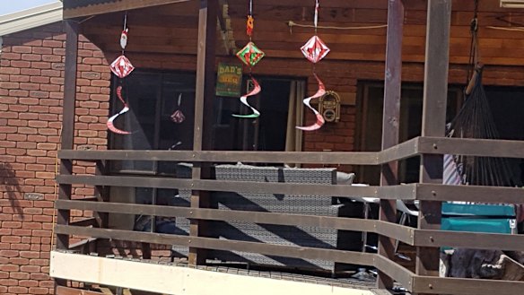 The balcony that collapsed in Doncaster East.