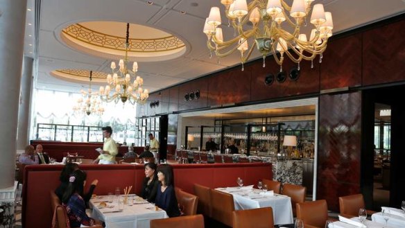 Luxury: Rosetta restaurant at Crown.