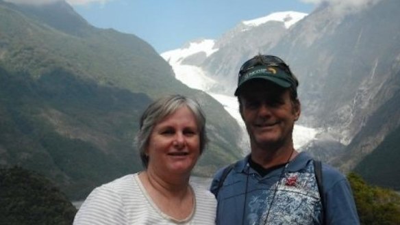 Feared dead: Queensland couple Catherine and Robert Lawton.