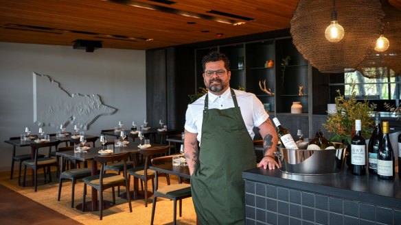 Chef Alejandro Saravia at Victoria by Farmer's Daughters.