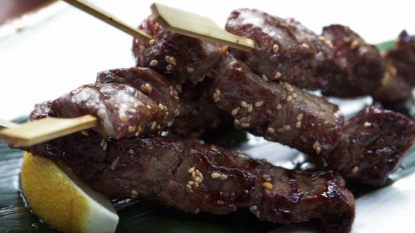 Wagyu kushiyaki is like your mate's best barbecue steak.
