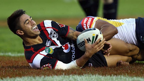 Crowd pleaser: Warriors halfback Shaun Johnson is being tipped by Andrew Johns to have a big impact in the Nines. The home side is expected to challenge for the title.