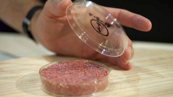 The world's first lab-grown beef burger was cooked in London in 2013. The in-vitro burger was cultured from cattle stem cells.