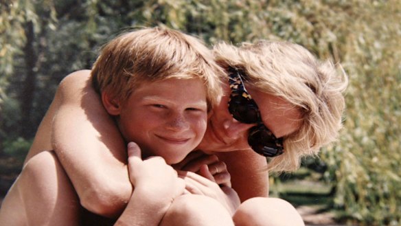 Princess Diana and Harry.