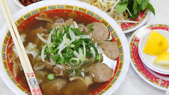 Pho from Pho Tau Bay, Cabramatta.  Photo: Wesley Lonergan