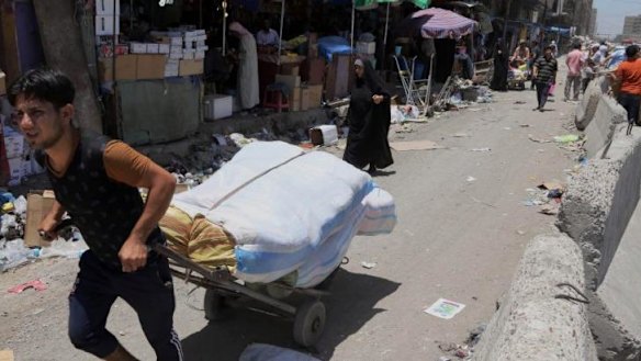 While the Iraqi capital is not under any immediate threat of falling to the Sunni militants the conflict's growing sectarian slant is turning this city of 7 million into an anxiety-filled place waiting for disaster to happen.