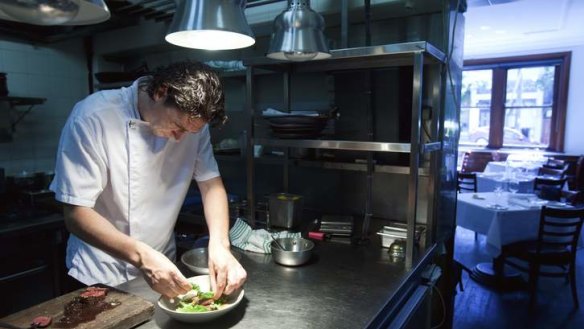 Unchanged: Four in Hand chef Collin Fassnidge will renovating his kitchen.