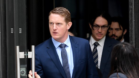 CBA executive Daniel Huggins (left)