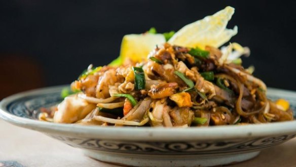 Thoroughly delicious: the Pad Thai.
