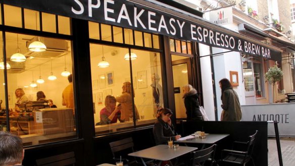 Speakeasy Espresso & Brew Bar in Soho, near the hip Carnaby Street.