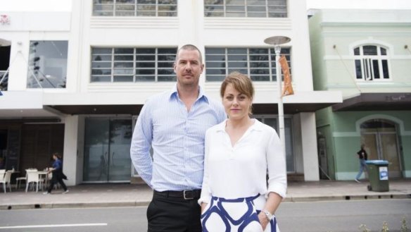 Greg Anderson and partner Patricia Nunes, who have taken over The Shore Club in Manly.