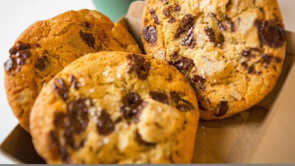 Choc-chip cookies from EARL Canteen.