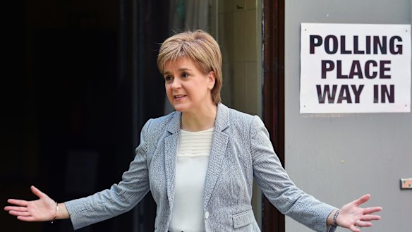 Scotland's First Minister Nicola Sturgeon.