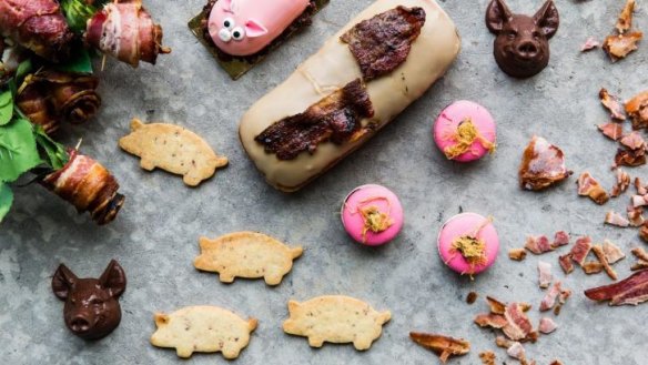 MakMak Macarons and Grumpy Donuts are some of the stallholders creating pork-inspired treats for Bacon Brewfest.