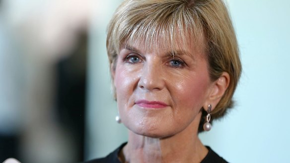 Foreign Affairs Minister Julie Bishop