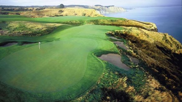 Fairway to heaven ... the spectacular Cape Kidnappers course.
