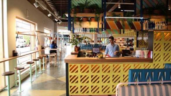 Colourful: inside Fonda Mexican's newest location.