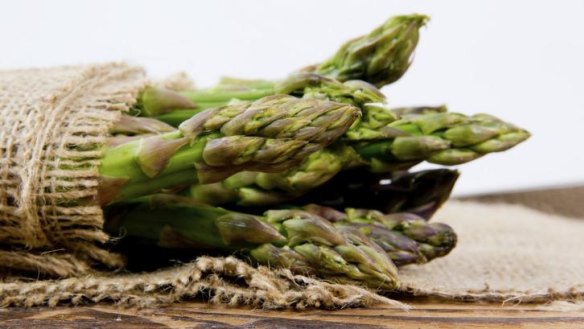 Hot tip: Store asparagus upright in a glass with an inch of water.