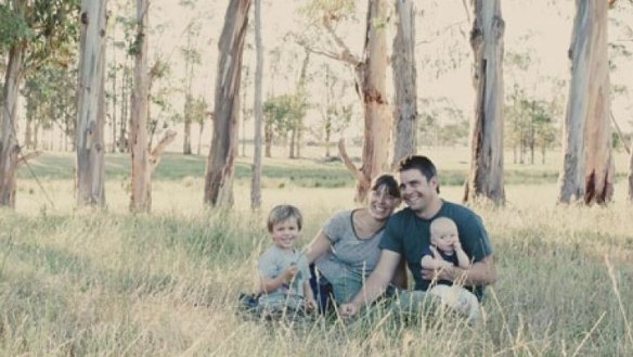 Ben and Naomi Gould with their boys Joe and Harry.