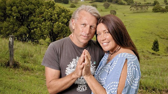 In tune with each other … Mik Lavage and Toni Childs.