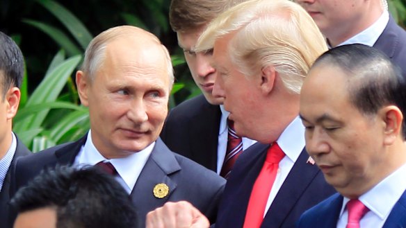 Russian President Vladimir Putin and US President Donald Trump are due to meet for talks in three days. 