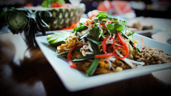 Spicy Thai from Mons Ban Sabai restaurant, Brisbane.
