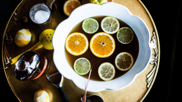 Party starter: Colonial tea punch.