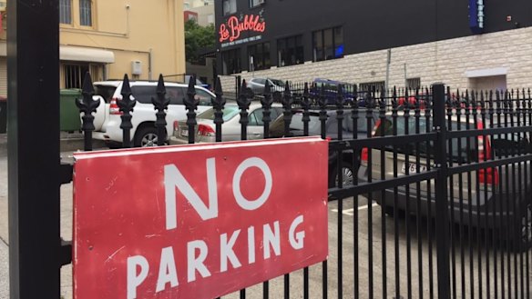The car park behind the infamous Bubbles Bathhouse, an allegedly notorious hunting ground for rogue tow-truck operators.