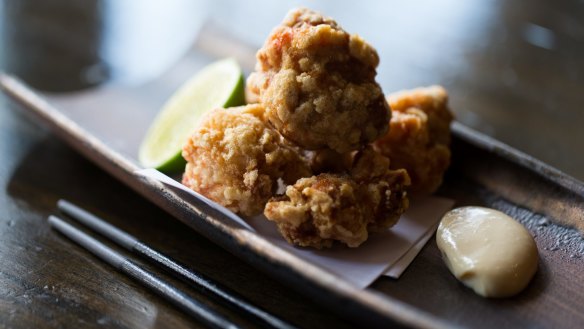 Kenji's fried chicken at Izakaya Fujiyama.