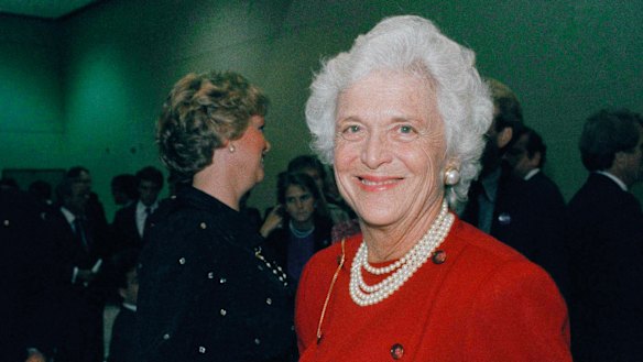 Barbara Bush om 1984.