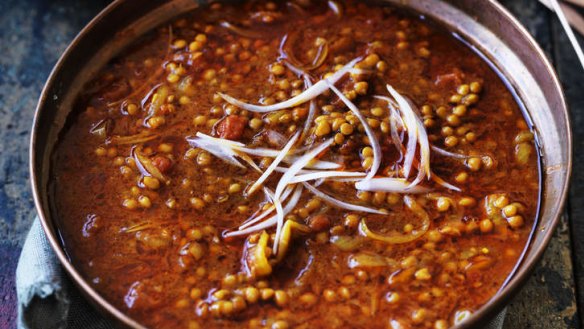 A warming Indian vegetarian curry to lift your spirits.