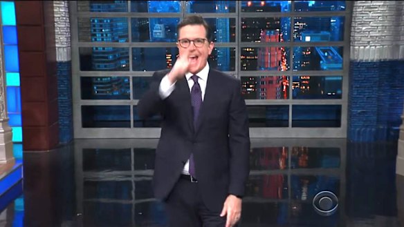 Yes! Stephen Colbert shares with America his delight that Australia voted overwhelmingly for same-sex marriage.
