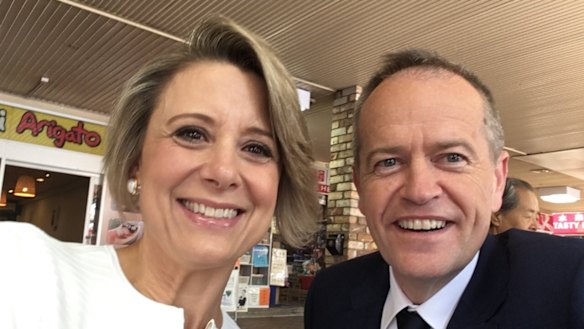 Former NSW premier Kristina Keneally with Opposition Leader Bill Shorten.
