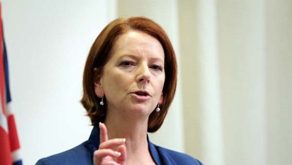 Setback ... Prime Minister Julia Gillard.