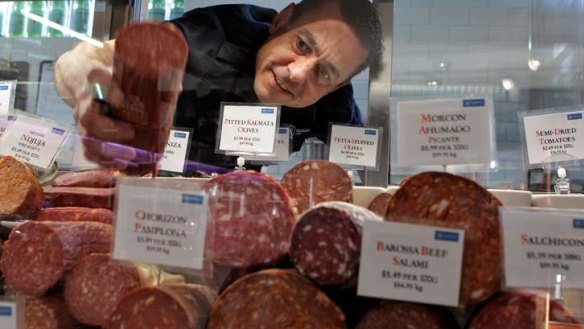 Spoilt for choice: Colin Holt is holding an ''instant expert'' salami-making workshop.