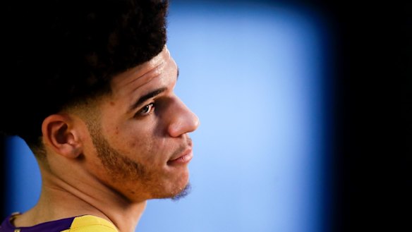 Los Angeles Lakers guard Lonzo Ball