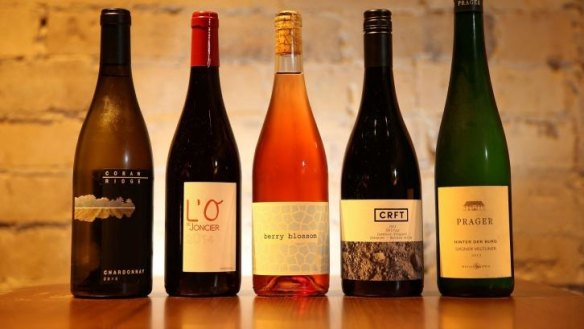 A selection of wines on Christian Blair 's list.