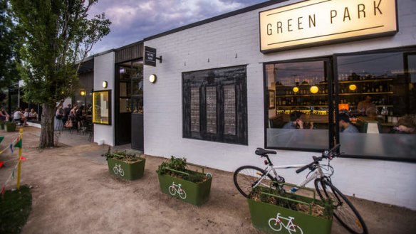 Saddle up: The bike path cafe just got better.