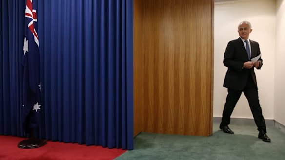 Prime Minister Malcolm Turnbull and Treasurer Scott Morrison during a press conference in Brisbane on Wednesday 1 June 2016. Election2016 Photo: Andrew Meares