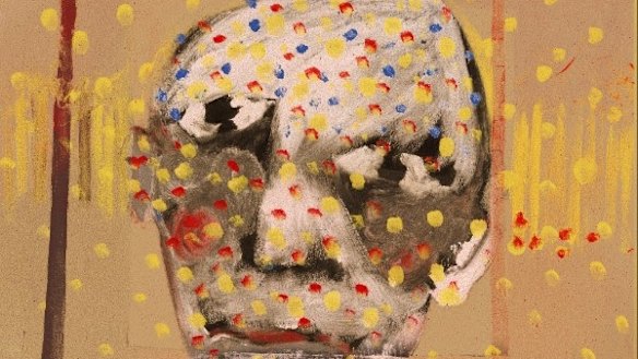 The synchrotron was used to unearth a portrait of a man underneath the helmet in Sidney Nolan's 1945 Ned Kelly painting 