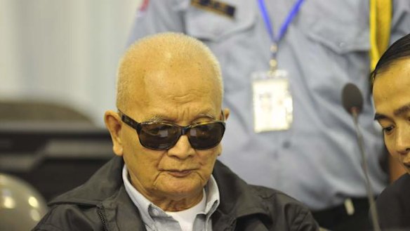 Cambodia's former Khmer Rouge leader, "Brother Number Two", Nuon Chea.