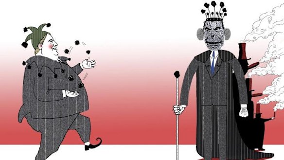 "Convenient truce", an illustration by Simon Letch.