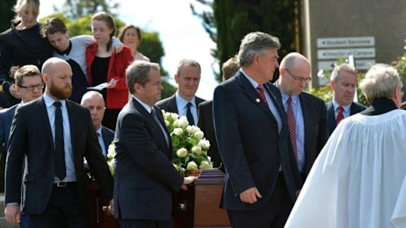 Opposition Leader Bill Shorten and his brother were among the pallbearers at his mother Ann's funeral.