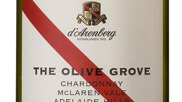 D'Arenberg The Olive Grove McLaren Vale Adelaide Hills Chardonnay 2015, $14.25-$15.
