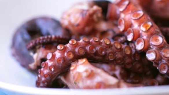 Grilled octopus with kipfler potatoes