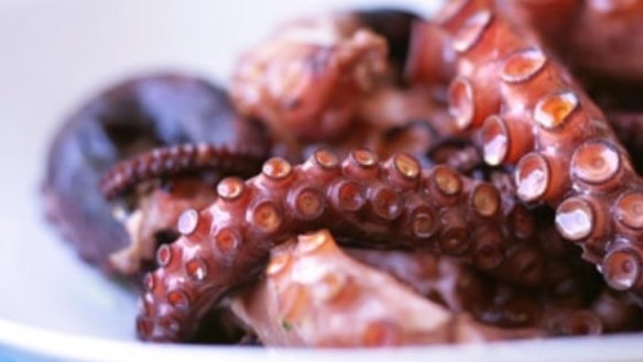 Grilled octopus with kipfler potatoes