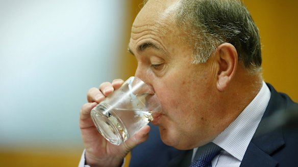 Treasury Secretary John Fraser told a Senate hearing on Wednesday he wanted the budget to bank mining windfalls.