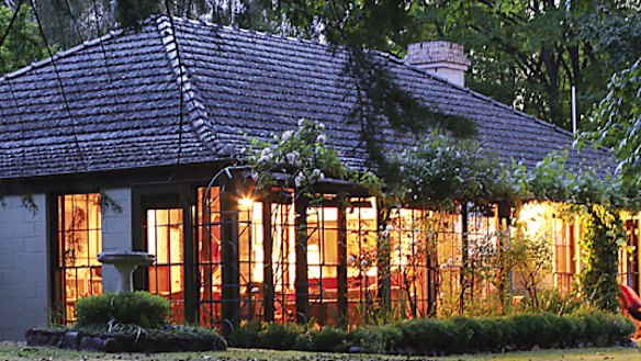 Cool but cosy ... Riverhouse's warm glow is inviting in the cooler months.