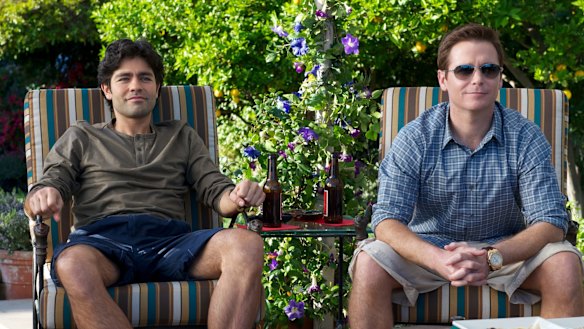 Adrian Grenier and Kevin Connolly in Entourage.